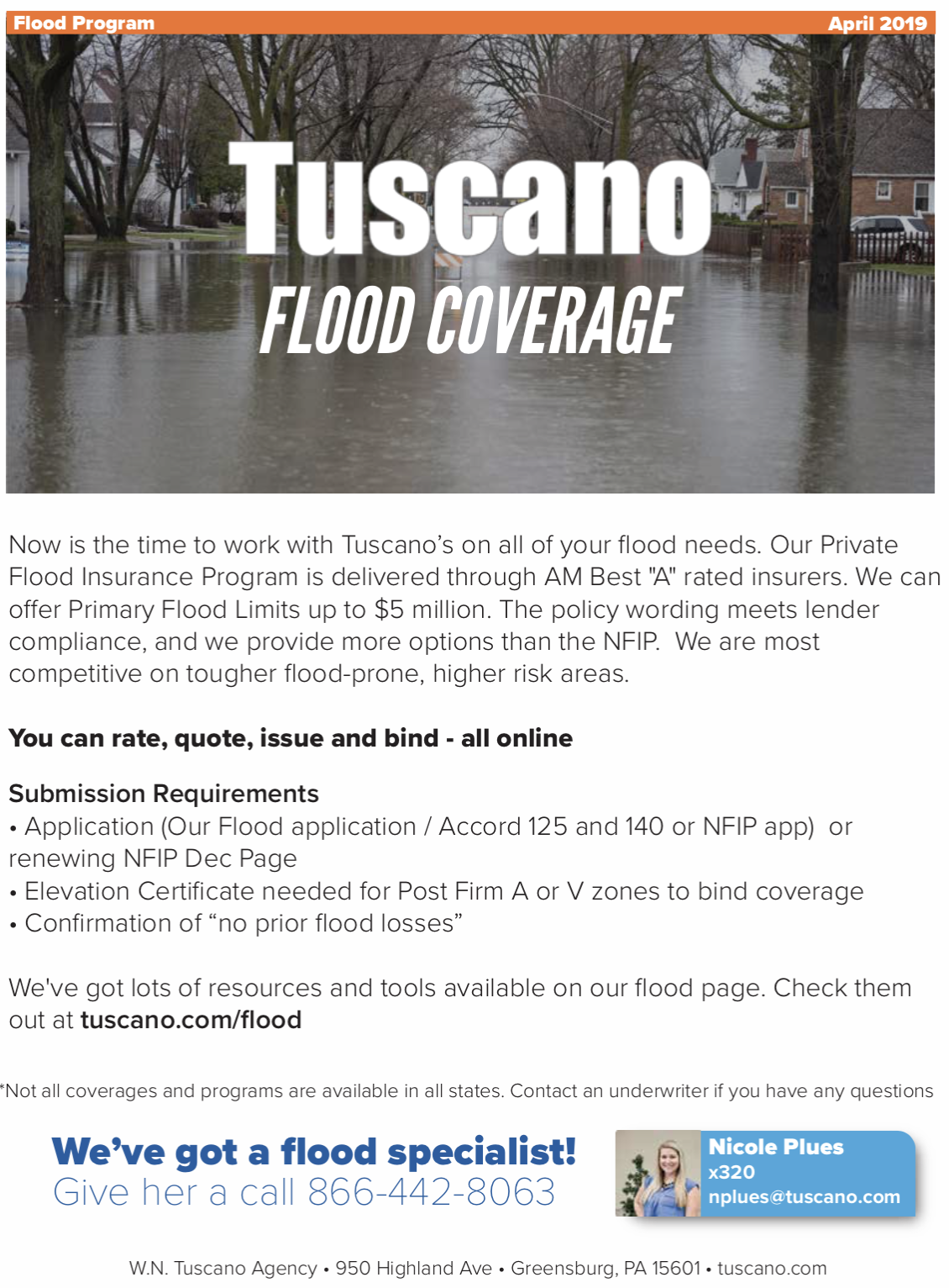 Flood Coverage Flyer